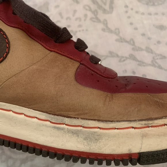 Nike Air Force 1 Low Baltimore The Dome 316077-621 Red Boulder Sz 13 - Picture 5 of 11